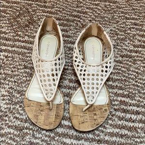 Well Loved White Sandals